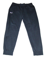 Under Armour Boys Size YXL XL Black Jogger Sweatpants