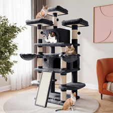 68 Inches Multi-Level Large Cat Tree for Large Kitties/Big Cat Tower with Condo/