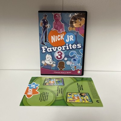 Nick Jr Favorites 3 DVD+Insert Paper Good Condition DVD Nickelodeon Nick Jr