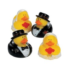 Set of 12 WEDDING Rubber Duckies/DUCKS BRIDE GROOM/Marriage
