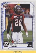 2020 Upper Deck CFL Blue Corey Tindal #43 READ 7l6