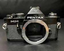 meter doesn't work Exc 5 Pentax MX Black 35mm SLR Film Camera Body From JAPAN