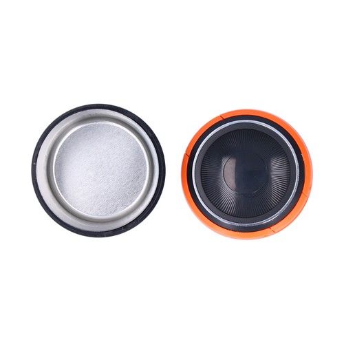 Orange Car Ashtray Stainless Steel Container Smokeless Blue LED Light With - Bild 3 von 12