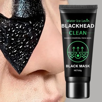 60g Bamboo Charcoal Black Mask Peel Off Deep Cleansing Blackhead Remover Face
