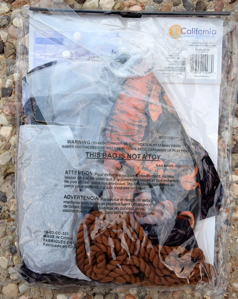 California Costumes Pumpkin Monster Girl Kid's Sizes S / M / L Halloween Costume - Image 4 of 4