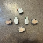 Lot Of 6 Vintage Acrylic/Plastic Craft Clown Faces — photo 2