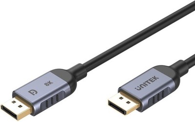 4894160054005 Kabel DisplayPort Unitek 1.4 8k 60hz, 4k 240hz, HDR, HDCP 2.3, DSC