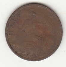 1928  Great Britain Halfpenny V.F.