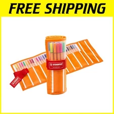 30 Fine Line Markers - Colorful Set with Neon Shades