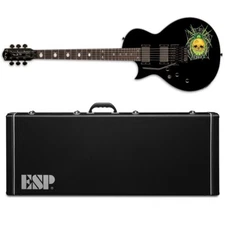 ESP LTD Kirk Hammett KH-3 Spider LH Black Left-Handed Electric Guitar + Case