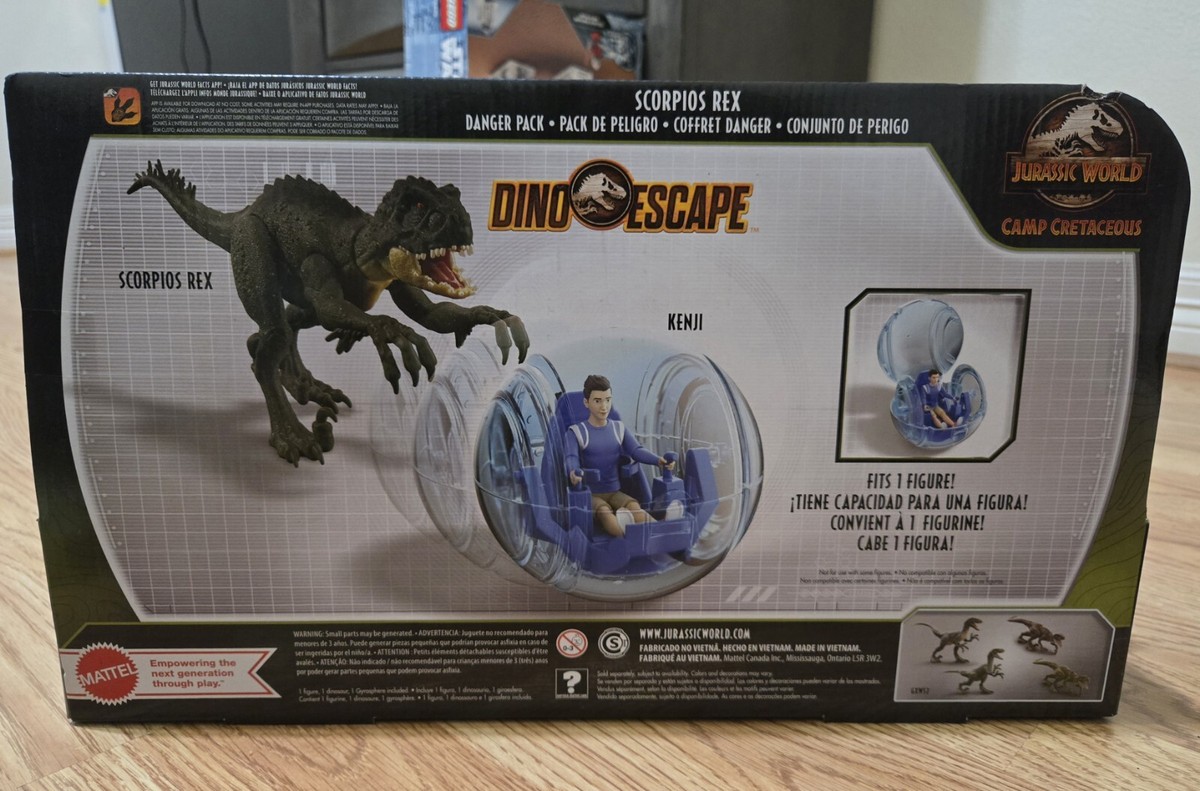 Jurassic World Park Camp Cretaceous Scorpios Rex Danger Pack Kenji