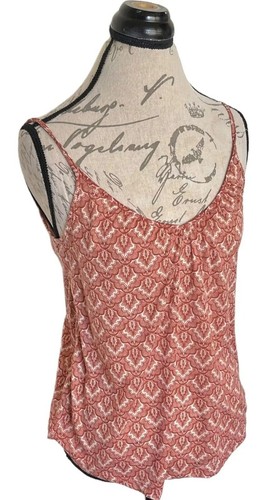 H & M Womens Blouse Size XS Print Tank Top Sleeveless Beach Bohemian Flowy - Picture 5 of 13