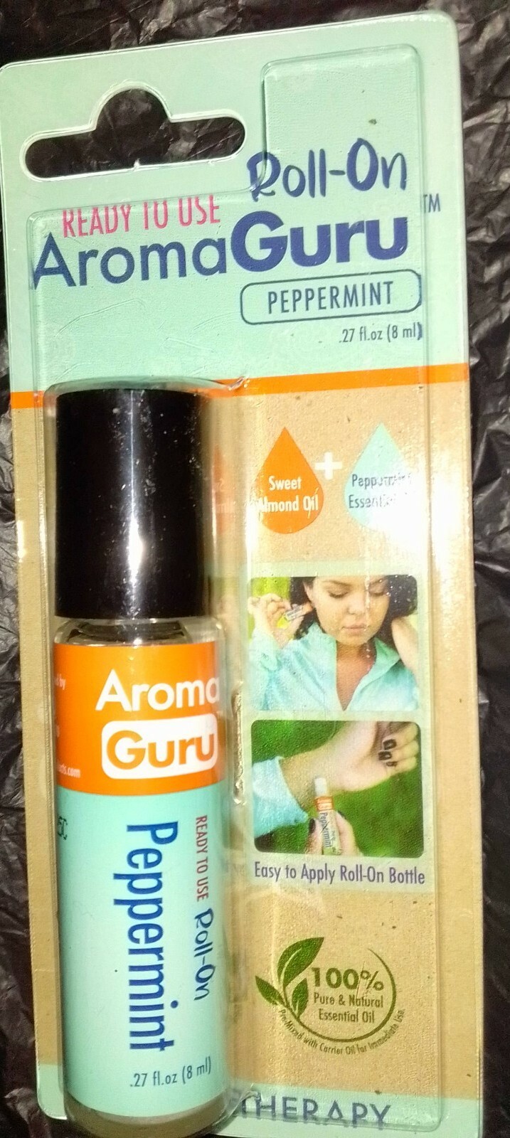 Aroma Guru RollOn Peppermint Essential Oil eBay