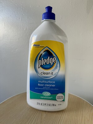 New Pledge Clean it Multisurface Floor Cleaner Rainshower Scent 27 fl oz