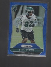 ERIC ROWE 2015 PANINI PRIZM BLUE PRIZM ROOKIE CARD #238