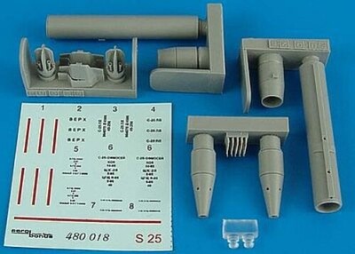 Aerobonus S25L Air-to-Ground Rocket - Plastic Model Aircraft Accessory - 1/48