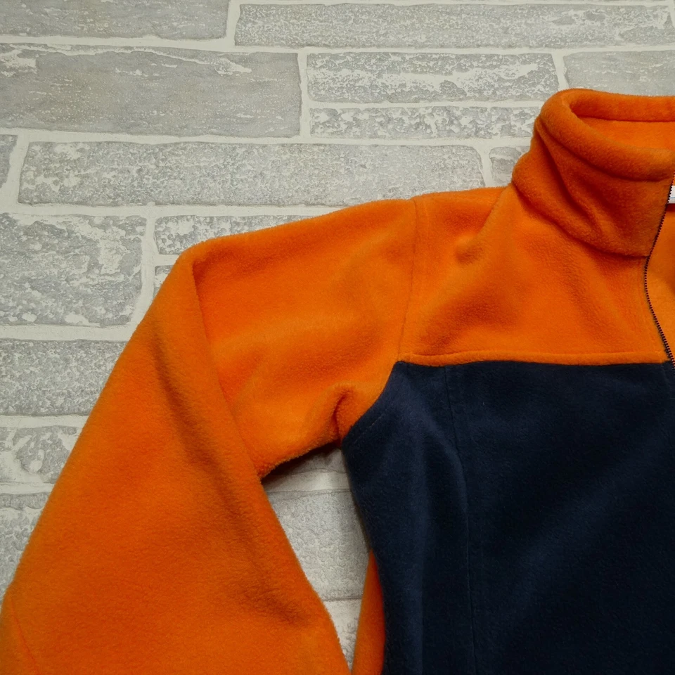 Columbia Teens Fleece Jacket Size XL (18/20) Orange and Blue Chicago Bears Color - Image 4 of 4