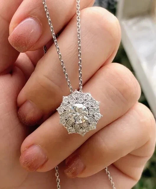 Simulated diamond hotsell pendant