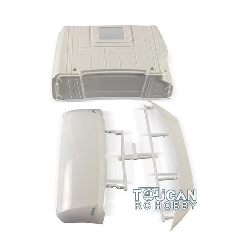 TOUCANRC 1/14 Cabin Roof Spoiler Parts for Tamiya 1851 Tractor Truck Vehicle Car - Picture 3 of 4