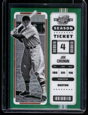 2023 Panini Chronicles Contenders Optic Joe Cronin Green /5 Red Sox
