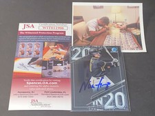 Nick Gonzales Pirates Autographed Signed 2020 20 in 20 Chrome Card JSA COA