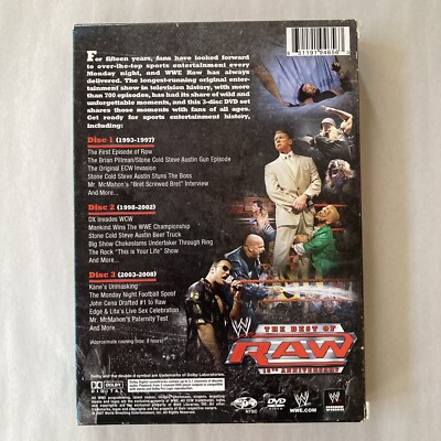 WWE: The Best of Raw - 15th Anniversary, 1993-2008 DVD