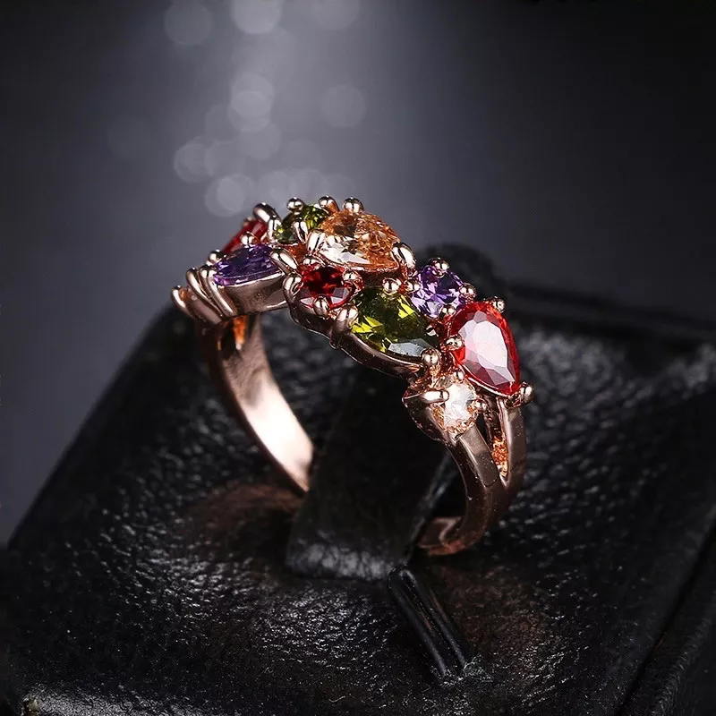 Swarovski rose gold ring deals