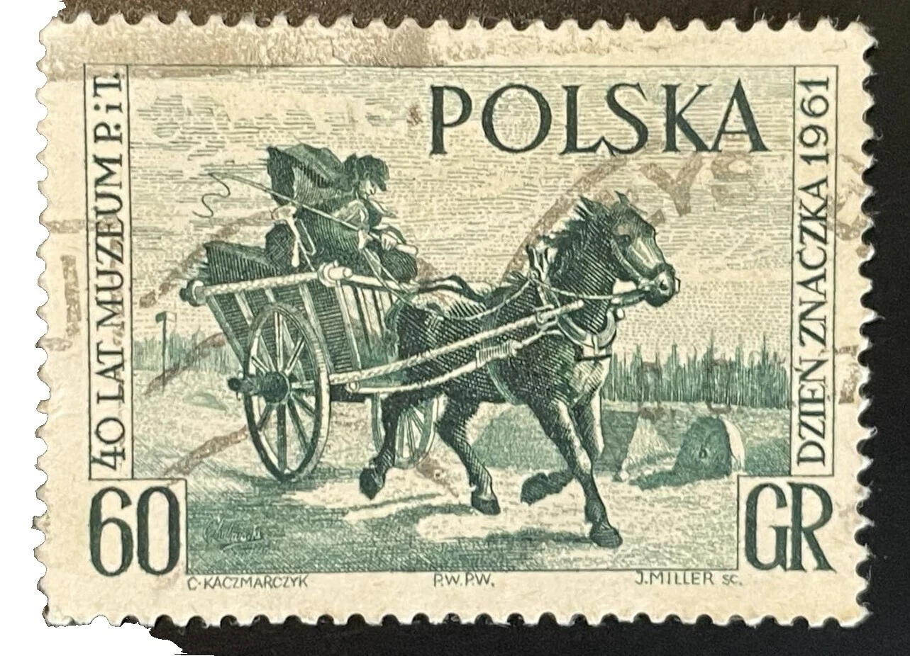 马二手波兰邮票