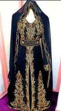 Abaya Eid Sale Ramadan Gown Stylish Farasha Dress Islamic Kaftan Dubai Moroccan
