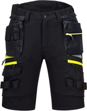 Stretch Work Shorts with Removable Holster Pockets