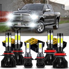 Para For Dodge Ram 1500 2500 3500 2009-2017 2018 Faro Led Kit De Luz Antiniebla