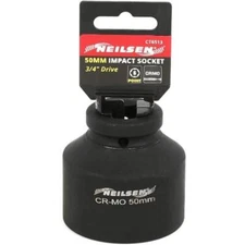 Neilsen 3/4" Drive Standard Shallow Square Metric Single Impact Socket 50mm