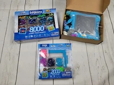 smART Pixelator STEM Learning and Development Toy, plus 8000 Sequins, 2000 Pegs