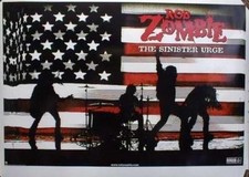 ROB ZOMBIE 2001 sinister urge promotional poster Flawless New Old Stock