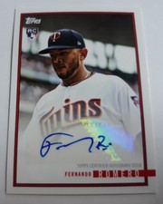 2018 Topps On Demand Rookie Year In Review Fernando Romero RC Parallel Auto Card