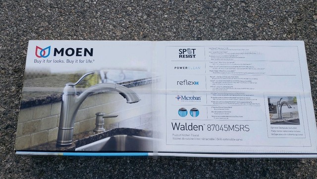 Kitchen Faucets Moen Walden Single Handle Pull Out Sprayer