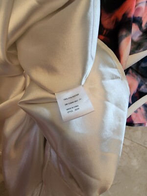 Women's Sheike white/multicolour pattern holter neck pencil midi