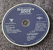 Encyclopedia Britannica 2003 Ready Reference Suite on CD-ROM