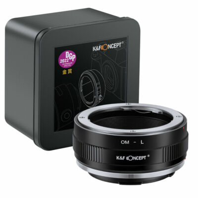 K&F Concept Adapter für Olympus OM SLR Objektiv auf L Mount Kamera, OM-L