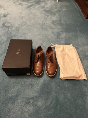 J. Crew Oar Stripe Shortwing Derbys - Burnished Sienna  display picture 2