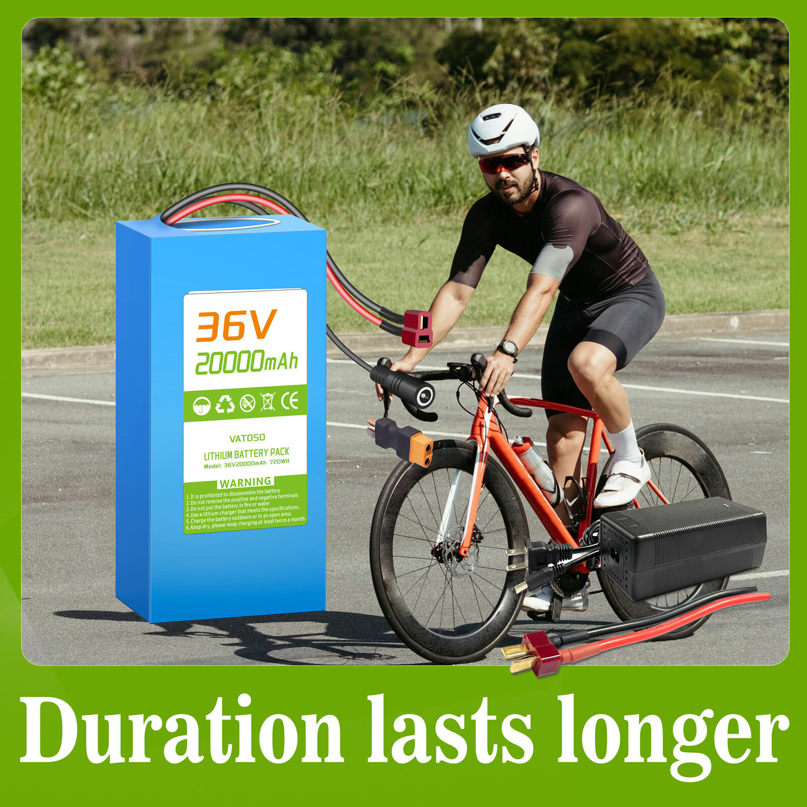 36V20AH  E-bike Lithium  Battery for 200W-800W Electric Bicy