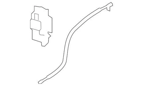 Genuine GM Passenger Side Rear Door Latch 22862041