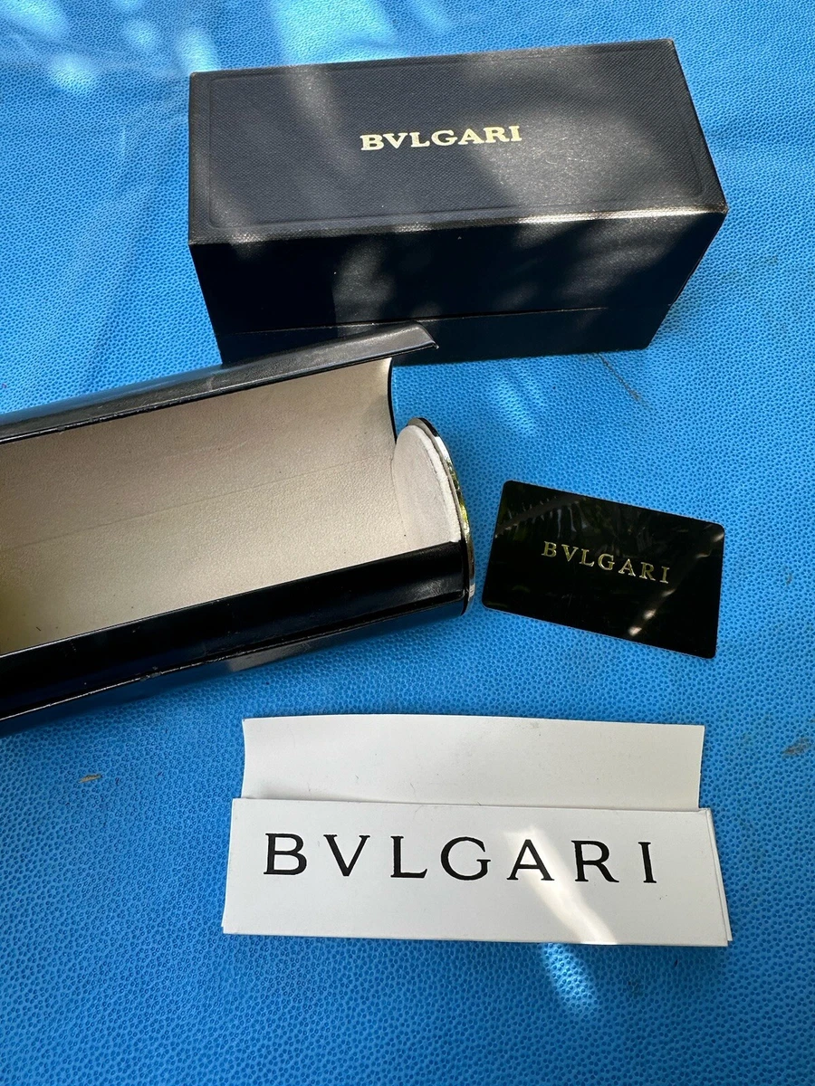 BVLGARI Black Rectangular Opticals Hard Case Empty Bvlgari Eyeglass Cases & Storage for sale - eBay main image 4