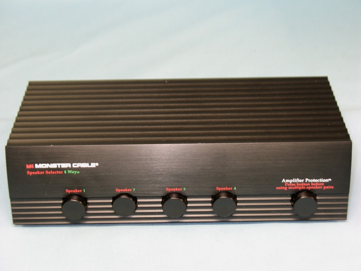Multi Speaker Monster Cable Speaker Selector Way MONSTER CABLE