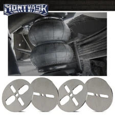 4x Universal Air Ride Mount Plates Upper Lower Dual Or Single Port 2500 2600 Bag