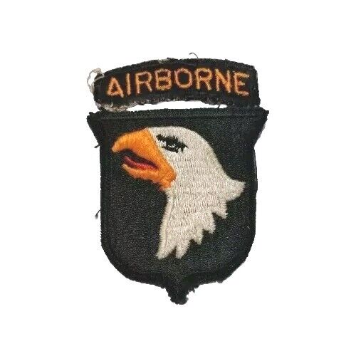 Patch US 101st AIRBORNE tab détaché WW2 - ORIGINAL - Foto 1 di 2