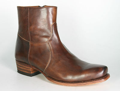 5200 Sendra Deep Insa Ankle Boots Nat. Wash Brown with Guardolo Shoes
