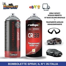 Spray INFINITY K23 Silver KIT Base Opaca + Trasparente