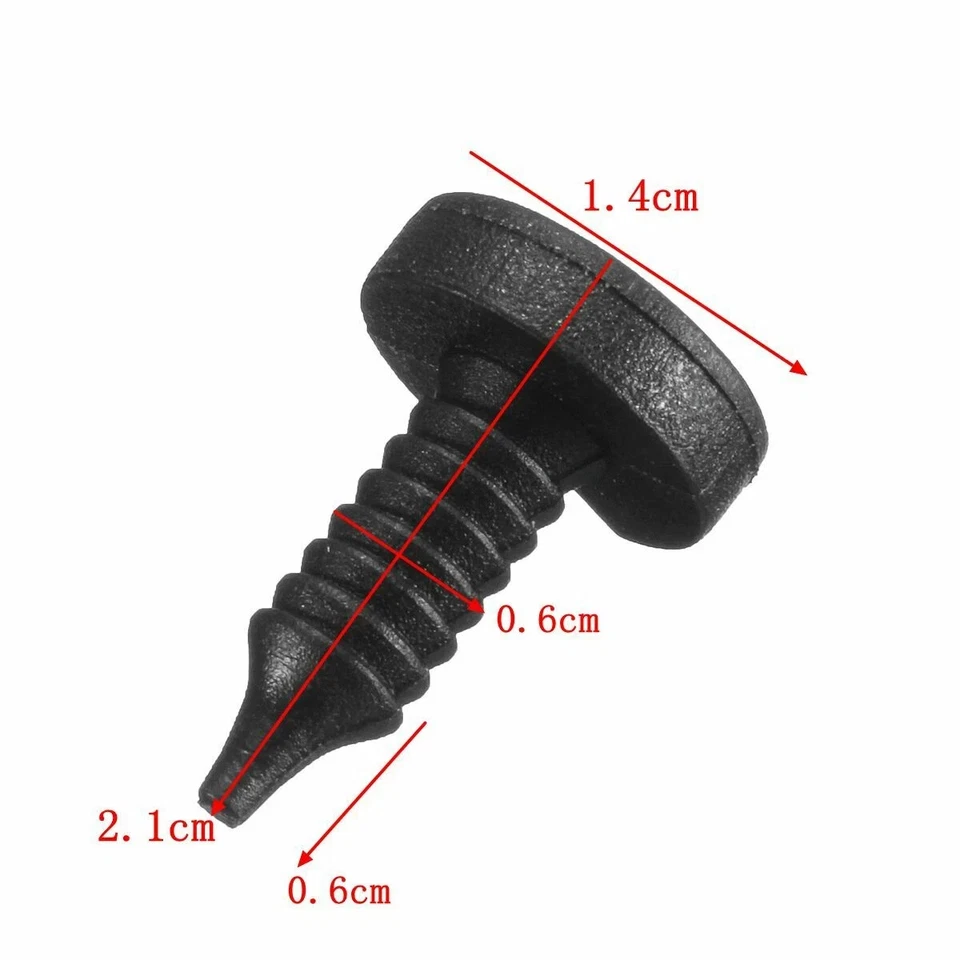 Tacos de clip para panel de moldura interior de puerta (60 piezas) para Range Rover Discovery Freelander Foto 3 de 4