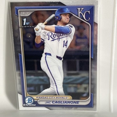 Jac Caglianone 2024 Bowman Draft 1st Chrome Kansas City Royals #BDC-8